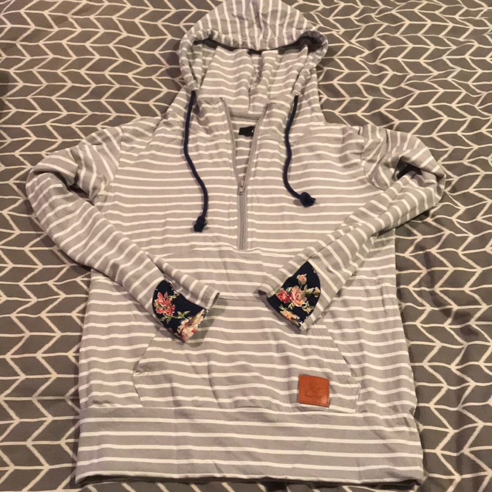 Half zip hoodie
